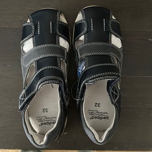 Pediped Boys Blue Dress Sandals
